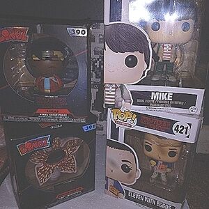 🌌🧐 Stranger Things Pop!+Dorbz collection, Mike, Eleven, Lucas and Demogorgon💥